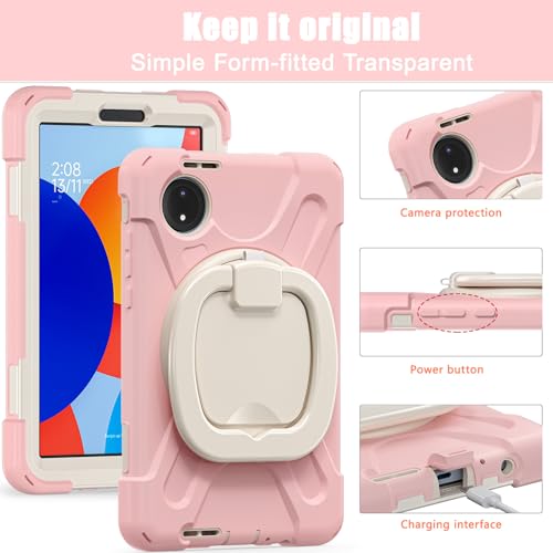 Funda Xiaomi Redmi Pad SE 8.7 antichoque con soporte giratorio 360 7