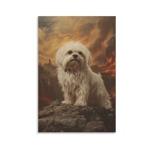 Pintura poster de Pekín en lienzo para renovar paredes vacías