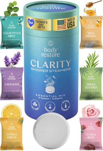 Body Restore Shower Steamers Aromatherapy 6 Pack...