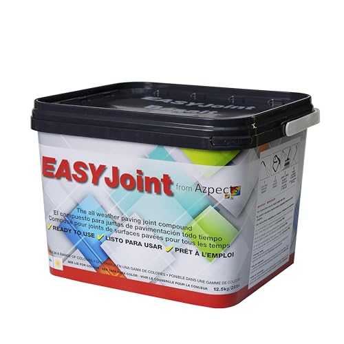 EASYJoint Patio Sand Ready Mixed Paving Jointing Compound For Outdoor Natural Stone Slate And More. 12.5kg All Weather Strong And Durable Sweep In Joint Compound - Basalt