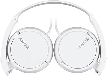Sony ZX Series Wired On-Ear Headphones, White MDR-ZX110 (Pack of 4)