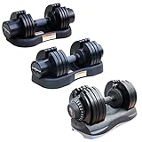 ▶ 𝗟𝗜𝗘𝗙𝗘𝗥𝗨𝗠𝗙𝗔𝗡𝗚: 1 x 32,5KG Verstellbare Kurzhantel