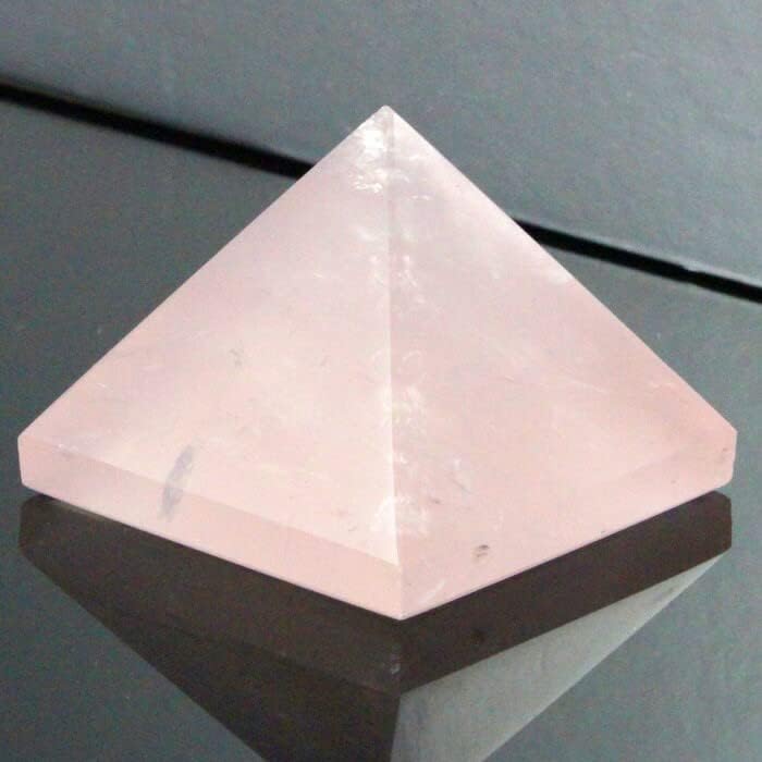 ローズクォーツ ピラミッド Pyramid 置物 ピラミド 石 浄化 クラスター 原石 瞑想 ヒーリング Rose Quartz 紅