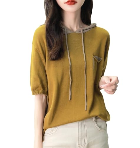 T-shirt d'été pour femmes à capuche pour vos sorties terrasses