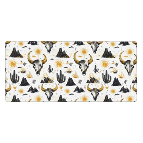 Tapis de souris de jeu grand format pour éviter les glissements de bureau avec sa base en caoutchouc