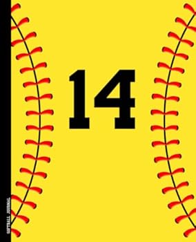 Paperback Softball Journal #14: College Ruled Composition Notebook | 110 Pages | Yellow Book
