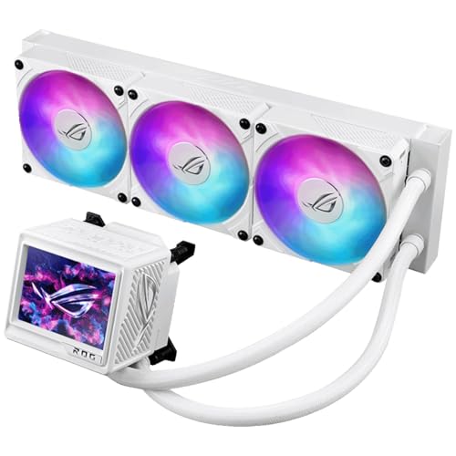 ASUS CPUN[[ 360mm I[C AIO  LCD ROG Ryujin III 360 ARGB Extreme White Edition  K㗝Xi