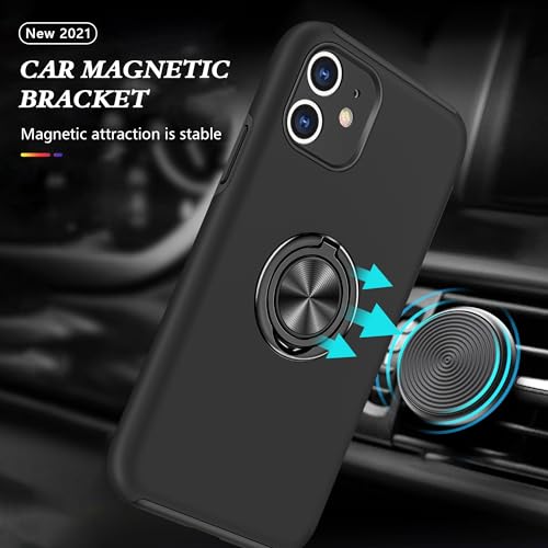 Coque iPhone 11 antichoc avec anneau rotatif pour vidéo mains libres - 2