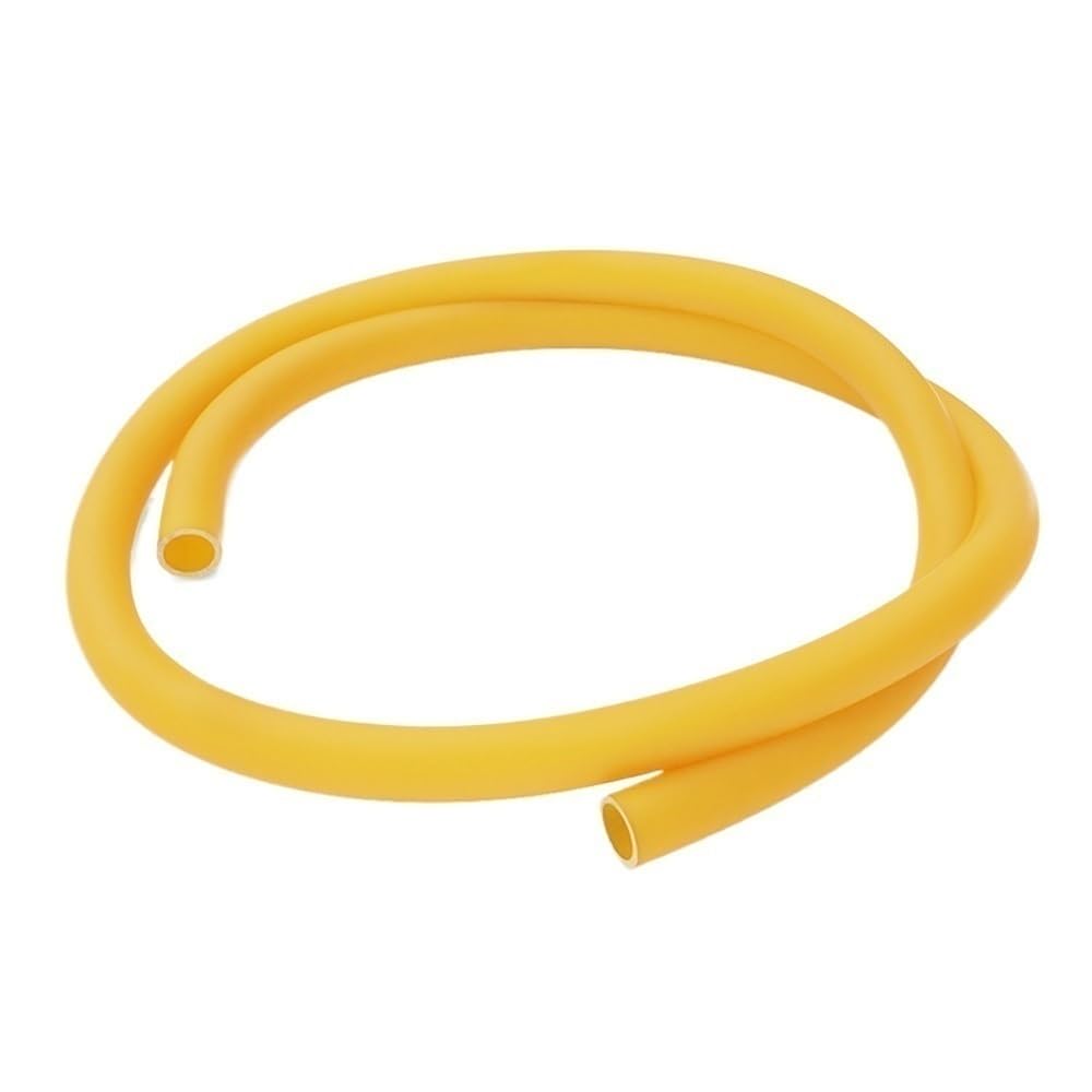 Rubber Hose 1 Meter Yellow Natural Latex Rubber Hoses, Premium Elastic Tube for Laboratory Equipment 1pc(2mm x 2mm)