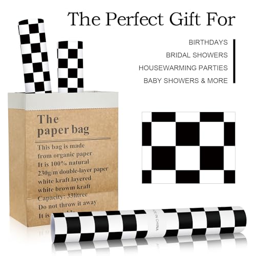 Gersoniel 10 Sheets Drawer Liners for Dresser Scented Drawer Liners Non Adhesive Scented Paper for Fragrant Home Shelf Closet (Linen,Checkered Pattern)