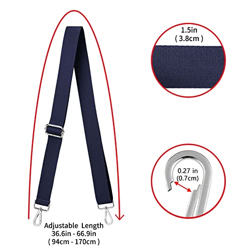 Image of ZOOEASS Wide Shoulder Strap (Solid),Adjustable Replacement Belt Crossbody Canvas Bag Handbag