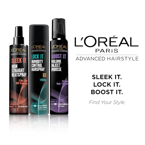 Image of L'Oreal Paris LOCK IT Humidity Control Hairspray (Packaging May Vary)