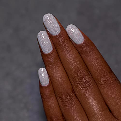 Image of ILNP Tombstone - Bone Grey Holographic Nail Polish
