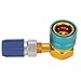 R1234YF to R134A Adapter, Quick Connect Feature Quick Coupler Right Angle for Mechanics DIY Car Owners