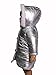 American Fashion World Mettalic Silver Puffer Coat for 18in Doll