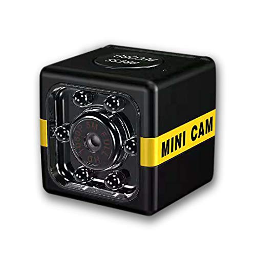 Adorezyp Hidden Wireless Mini Camera with Night Vision and Motion Detection Full HD1080P Rechargeable Portable Small Wireless Spy Camera for Indoor Outdoor and Office ?32GB TF Card Included? (Black)