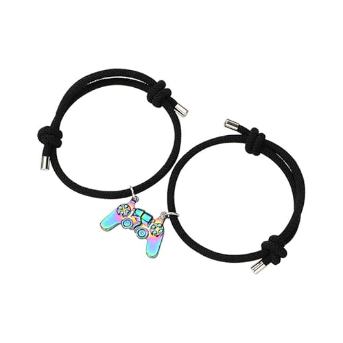 Colar com controle magnético de jogo para casais, pingente de alça de console para melhores amigos,