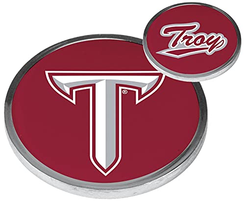 LinksWalker Troy Trojans FlipC Decision Coin Heads/Tails Team Logos