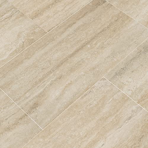 Msi Stone Nvenegra1224 Veneto Tile With Matte Finish, 12" X 24", Gray #TOP5