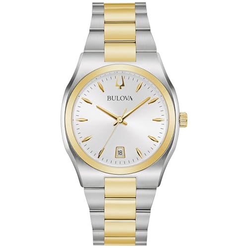 Montre pour femme Bulova 98M132 quartz analogique avec bracelet robuste en acier