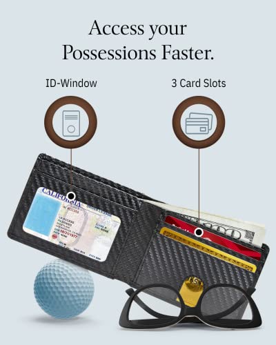 Access Denied Bifold Wallets For Men Slim Wallet - Leather Rfid Minimalist Front Pocket Thin Small Mens Wallet Credit Card Holder #TOP2