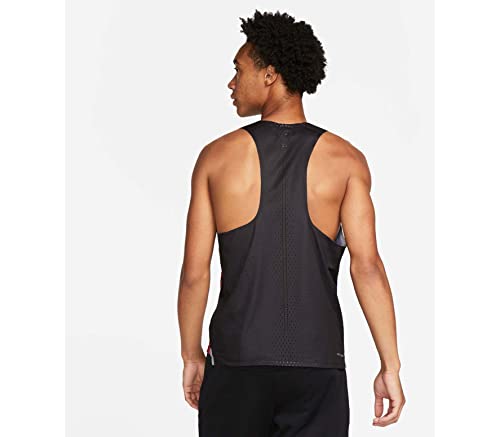 Nike Men's Dri Fit ADV Aeroswift Bowerman Track Racing Singlet Top M Black/Red2