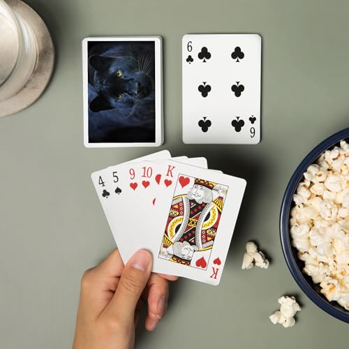 Lantern Press Black Panther, 52 cartas Poker miniatura 2