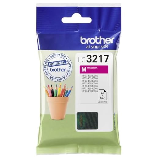 Brother Original Tintenpatrone LC-3217M magenta (für Brother MFC-J5330DW, -J5335DW, -J5730DW, -J5930DW, -J6530DW, -J6930DW, -J6935DW)
