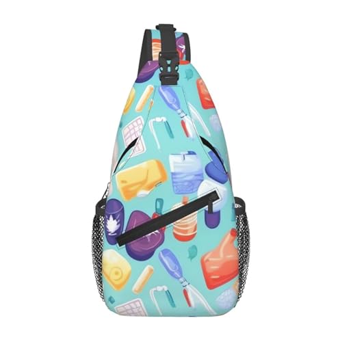Mochila pequeña tipo bandolera para senderismo unisex miniatura 2
