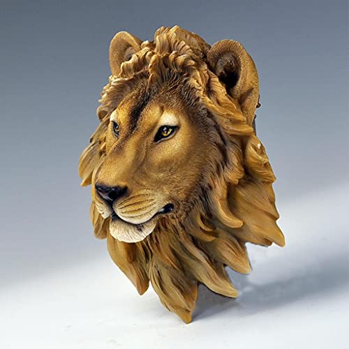 Meriglare Sculpture Mounted Ornament Statue Hanging For Bedroom Living Room Decor, Lion 20X9.5X23Cm #TOP7