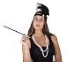 P'tit Clown re50319 - Set Charleston Bandeau, Collier et Fume Cigarette