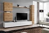 2 x RTV (Unterschrank) (LxBxH): 120 cm x 30 cm x 40 cm klappbare Klappen, innen in 2 gleiche Teile geteilt