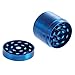 Produktbild Demiawaking Schöne 4 Schichten Metall Tabak Crusher Kräuter Herb Pollen Grinder (Blau)