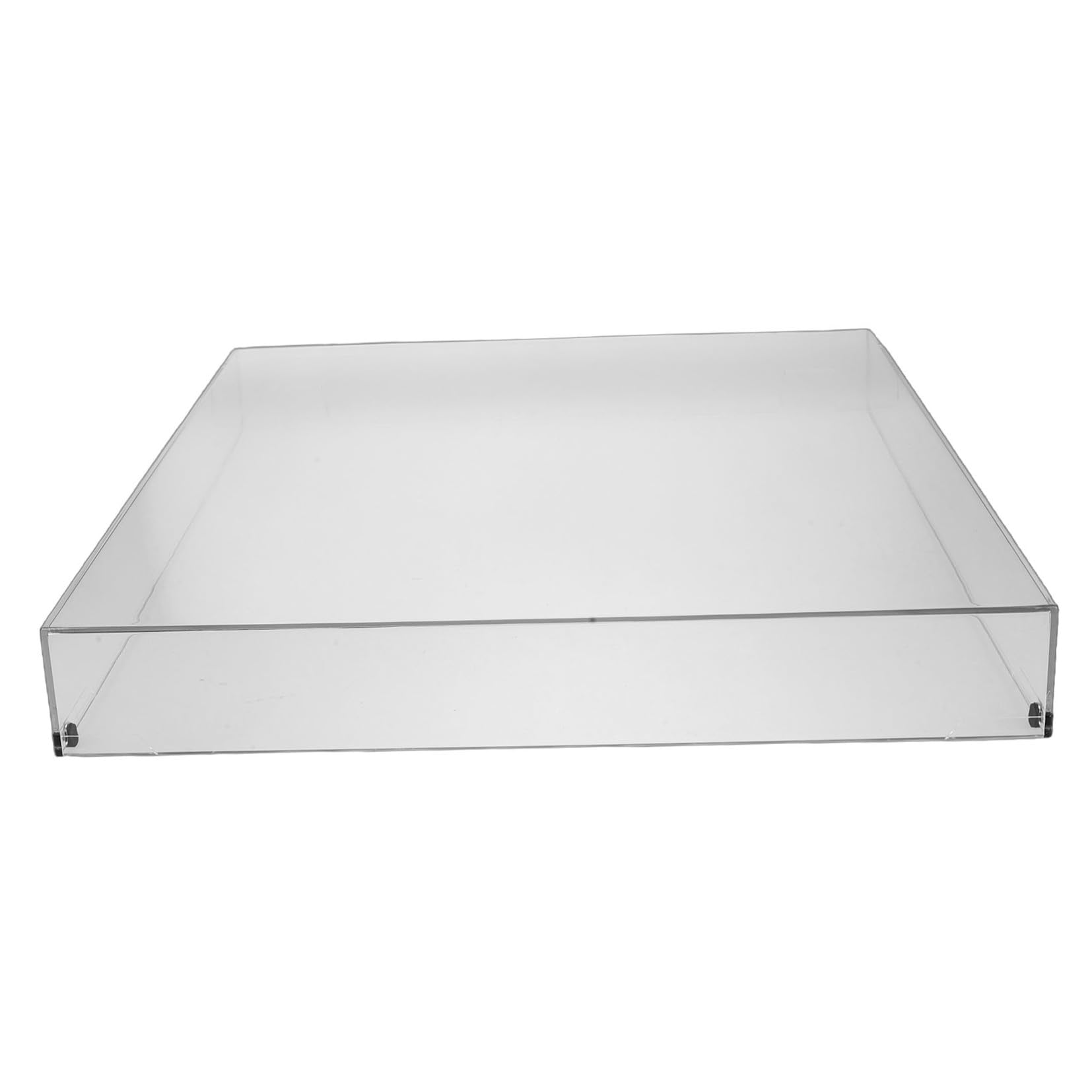 SHINEOFI Couvercle de Protection Transparent en Acrylique pour Platine Vinyle, Design Ajusté Précis et Léger, pour Installations Audio à Domicile