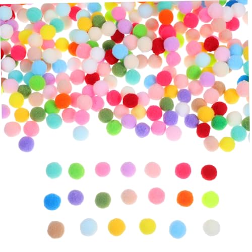 Angoily 1000 Piezas Bolas de Pompón Decorativas de y Esponjosas para Manualidades y Decoraciones Diy para Proyectos Infantiles y Adornos Artísticos