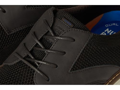 Image of Nunn Bush Mens Griff Plain Toe Knit Oxford Lightweight and Comfortable for Any Occasion Knit Lace Up