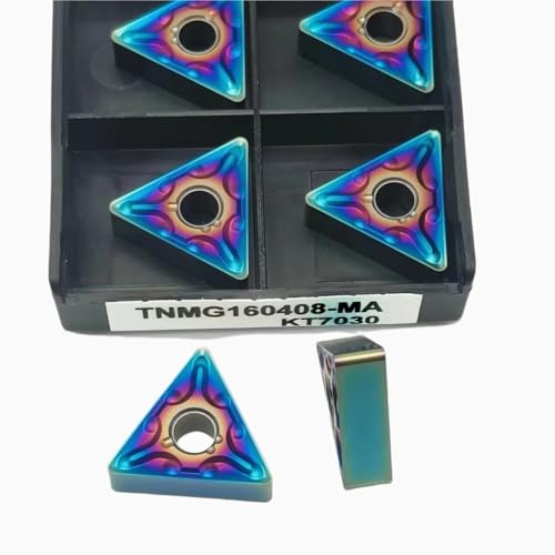 10 piezas TNMG160408 MA KT7030 carburo para torno miniatura 2