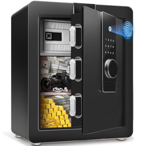 Cofre Eletronico, Cofre Biométrico para Impressões Digitais, Cofre Eletrônico Digital Senha Ou Chave