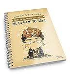 80 hojas Missborderlike - Cuaderno A5 - Soy del tipo de mujer que si quiero la luna me la bajo yo sola -Bordercita-