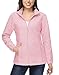 MAGCOMSEN Womens Pink Jackets Lightweight Trendy Zip Up Jacket for Women Athletic Warm Fleece Coat