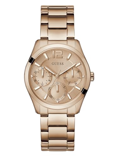 Guess Women's 38mm Watch - Rose Gold Tone Stainless Steel Strap Rose Gold Dial Rose Gold Tone Case