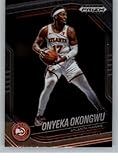 2024-25 Panini Black #140 Onyeka Okongwu Atlanta Hawks Official Basketball Card in Raw (NM or Better) Condition