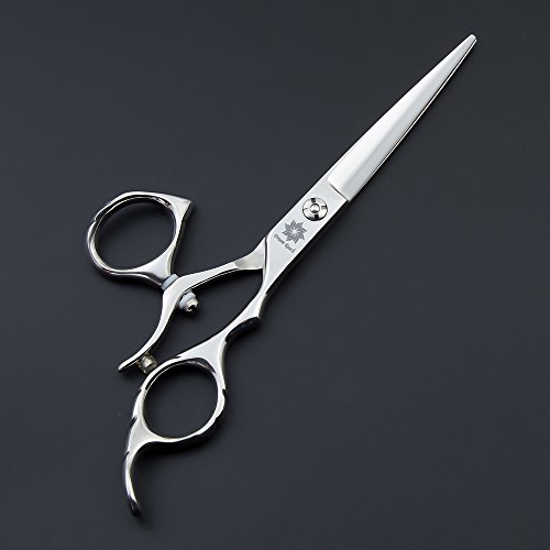 Dream Reach High-End Series Japanese 440C Stainless 6.0" 360° Swivel Thumb Ring Professional Barber Razor Edge Hairdressing Straight Cutting Scissors #TOP1