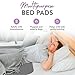 Inspire Underpads | Stain Hiding Gray Reusable Incontinence Bed Pads | Waterproof Mattress Pad | for Adults Babies and Dogs (34 X 36 - 4 Pack)
