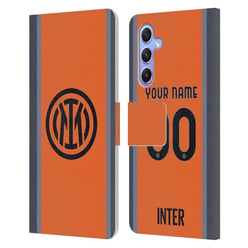 Coque Samsung Galaxy A34 5G Inter Milan Troisième Kit 2023/24 en cuir à portefeuille