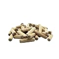100 Pack 3/8" x 1 1/2" Wooden Dowel Pins Wood Kiln Dried Fluted and Beveled, Made of Hardwood in U.S.A.