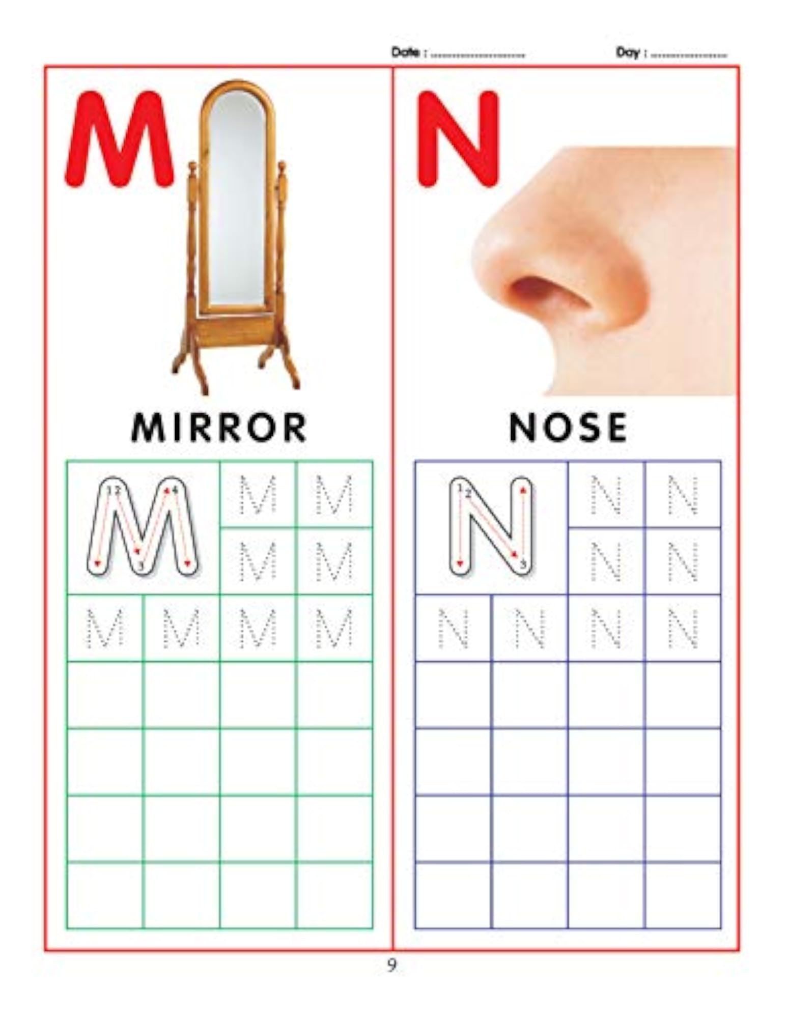 Capital Letters Writing ABC