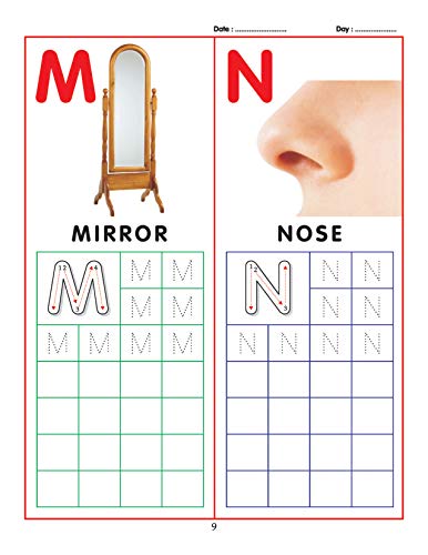 ABC Capital Letters Writing – English Alphabet Practice Book for Preschool & Early Learners | Fun and Educational Workbook to Learn & Write Capital Letters with Engaging Illustrations, Boost Memory & Handwriting Skills