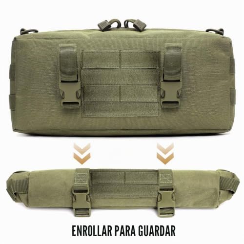 Pouch Molle táctico vertical WYNEX, bolsa de utilidad EDC de gran capacidad con correa, L 4