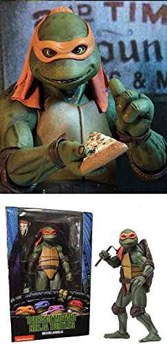 Zydnfe Teenage Mutant Ninja Turtles Action Figure,Movie Teenage Mutant Ninja Turtles Toy Upgrade Set Children Best Gift,Orange #TOP1
